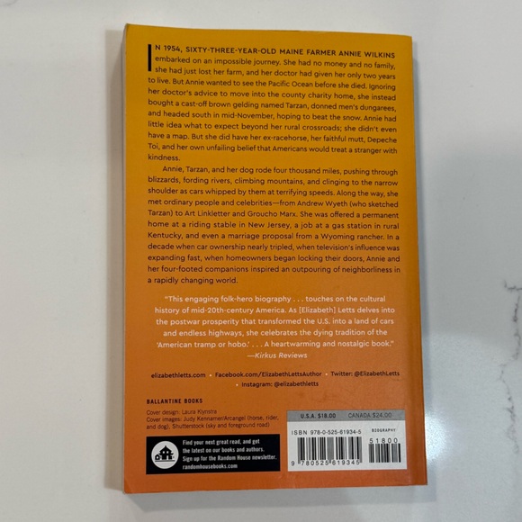 🌺 The Ride of Her Life Book by Elizabeth Letts - Paperback Book - Picture 3 of 6